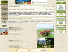 Tablet Screenshot of ierland.andersreizen.nl